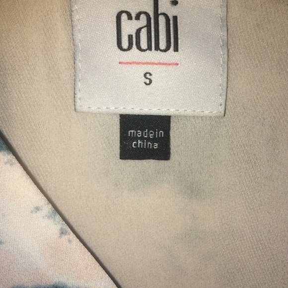 SOLD Cabi Lined Tunic Tank Teal, White, Pink, Orange, Small, Soft - Picture 2 of 4